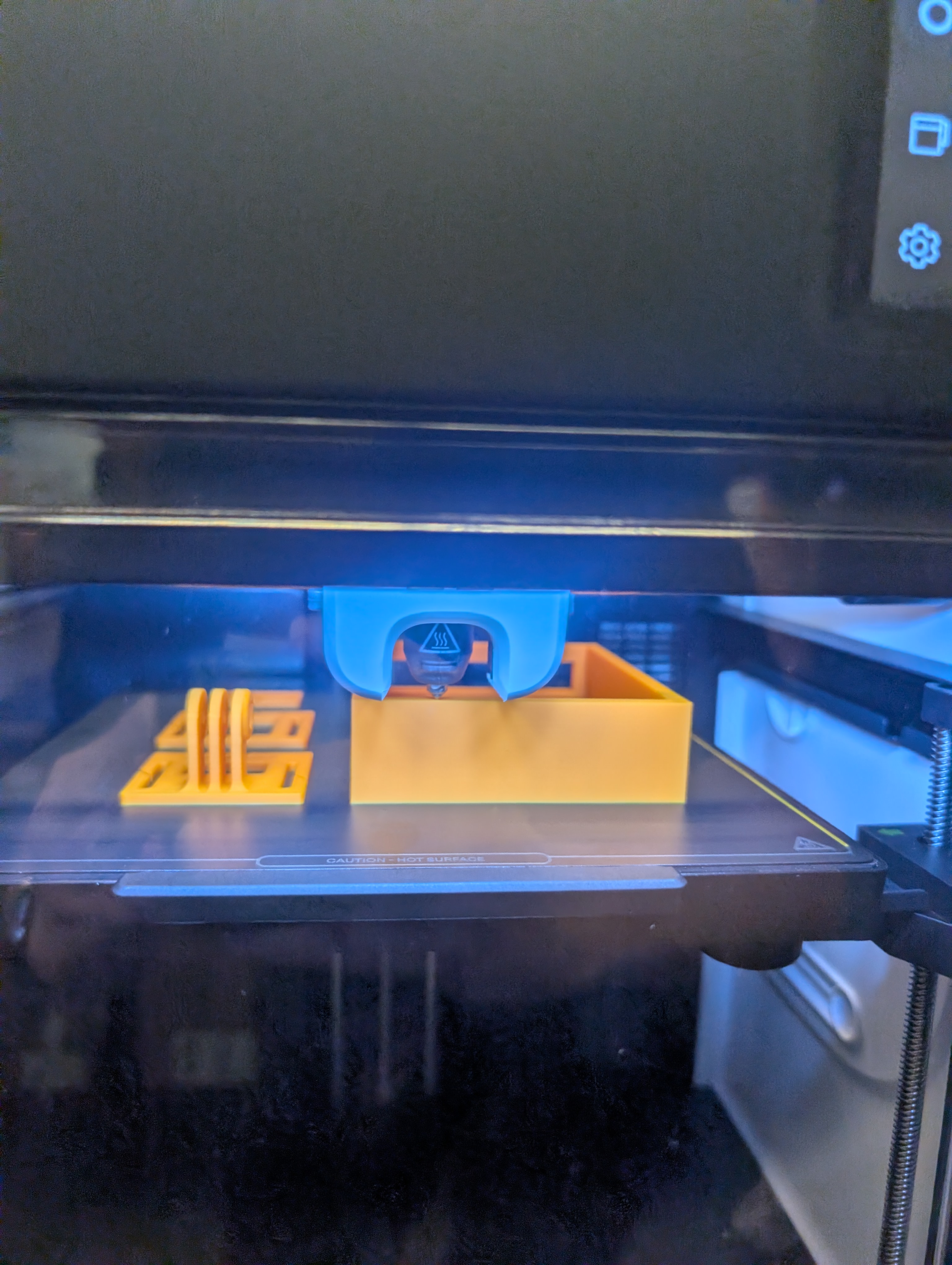 3D printing the wearable enclosures