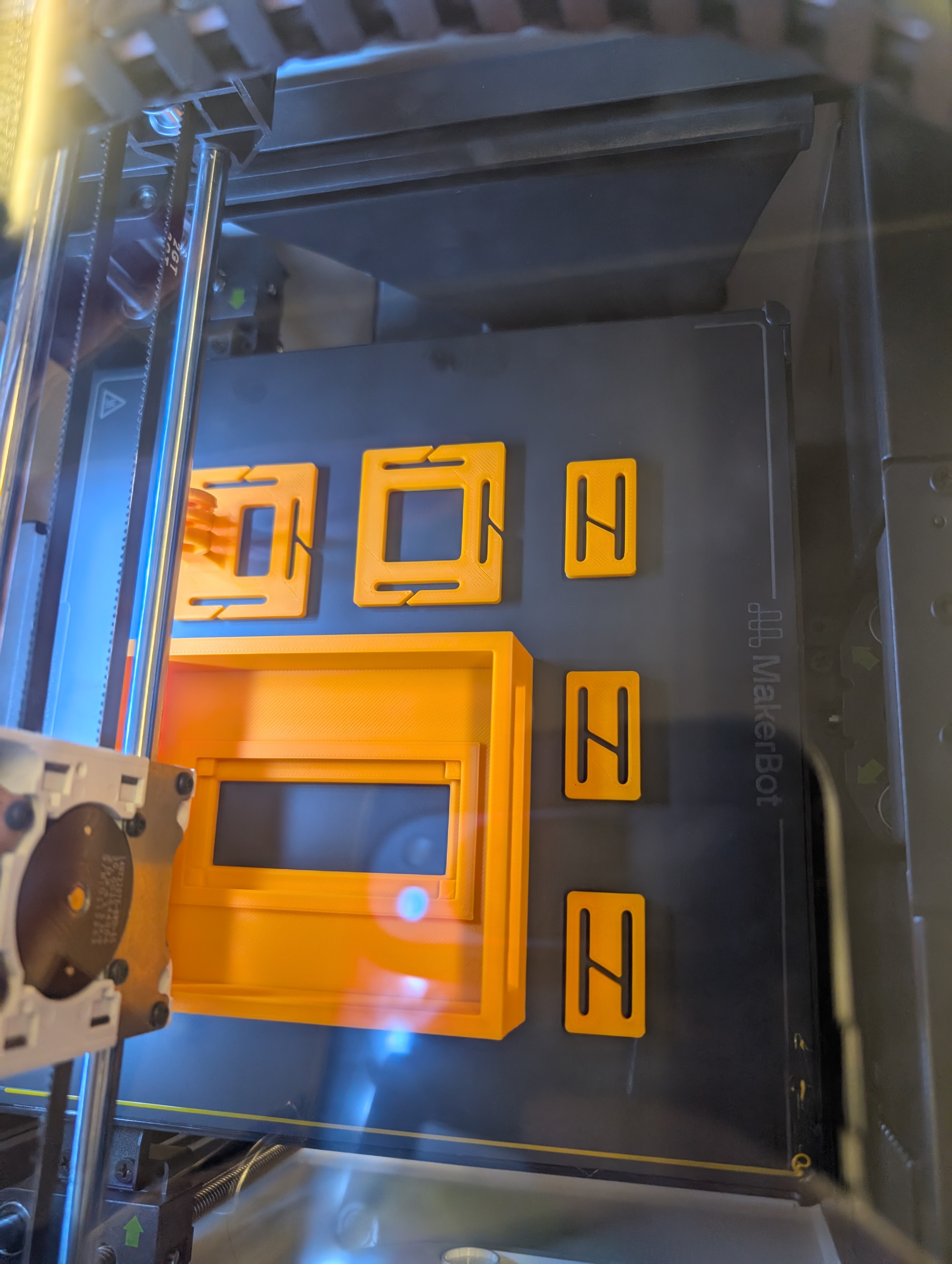 Printed module housings and mounting hardware